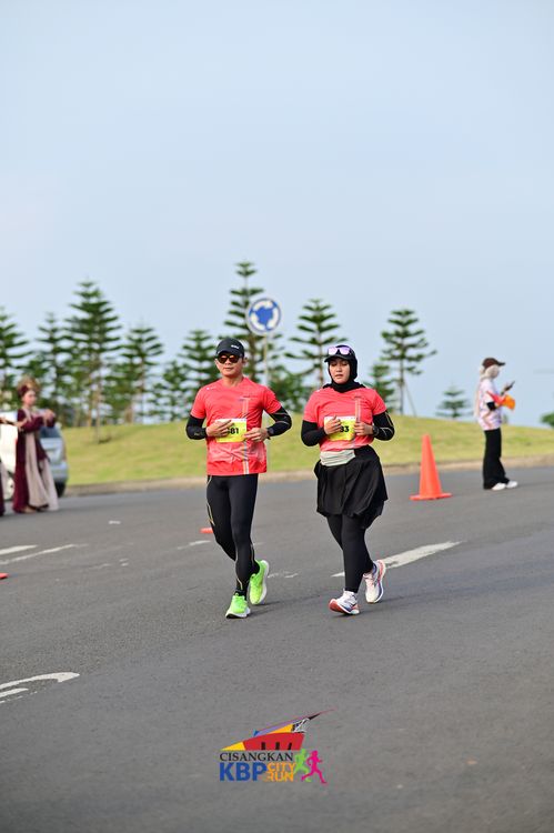 Race photo from CISANGKAN KBP CITY RUN 2025