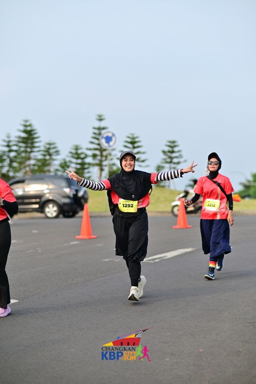 Race photo from CISANGKAN KBP CITY RUN 2025