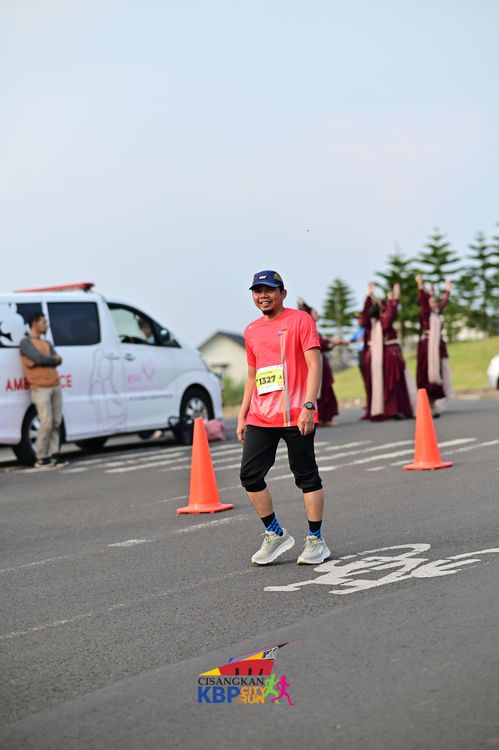 Race photo from CISANGKAN KBP CITY RUN 2025