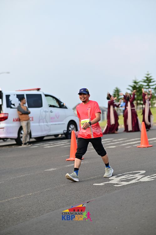 Race photo from CISANGKAN KBP CITY RUN 2025
