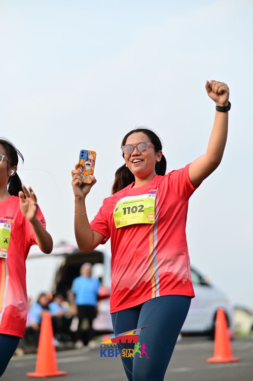 Race photo from CISANGKAN KBP CITY RUN 2025