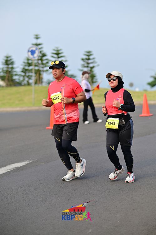 Race photo from CISANGKAN KBP CITY RUN 2025