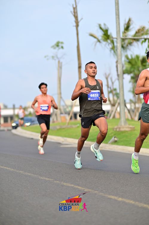 Race photo from CISANGKAN KBP CITY RUN 2025