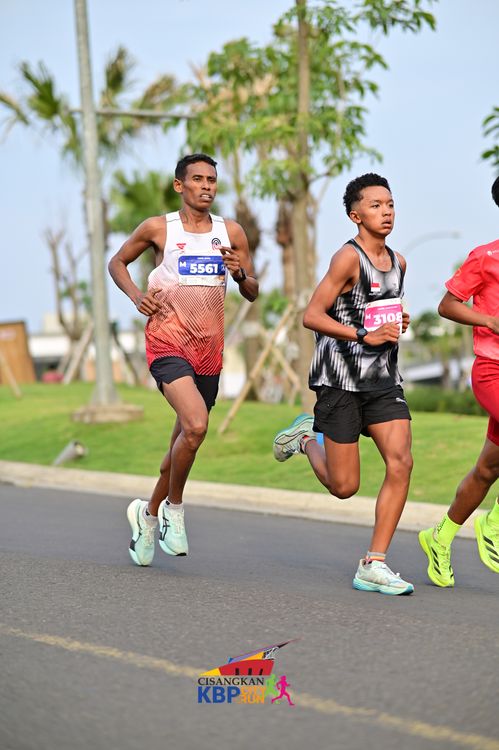 Race photo from CISANGKAN KBP CITY RUN 2025