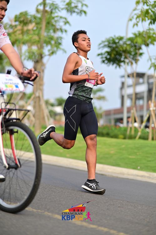 Race photo from CISANGKAN KBP CITY RUN 2025