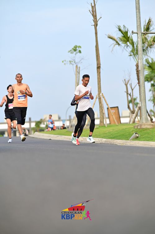 Race photo from CISANGKAN KBP CITY RUN 2025