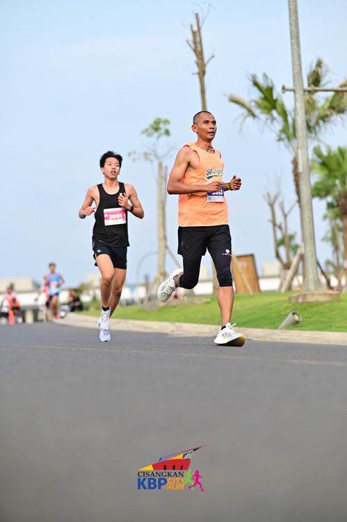 Race photo from CISANGKAN KBP CITY RUN 2025