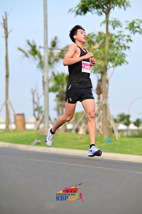 Race photo from CISANGKAN KBP CITY RUN 2025