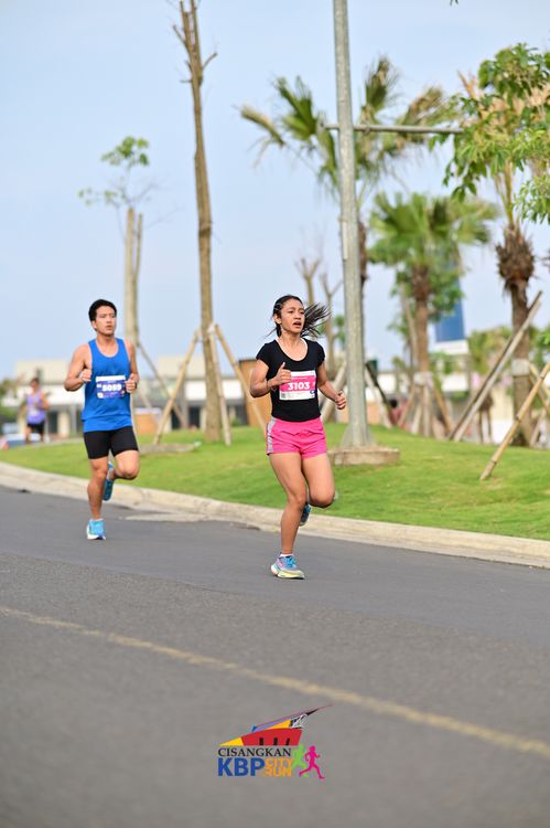 Race photo from CISANGKAN KBP CITY RUN 2025