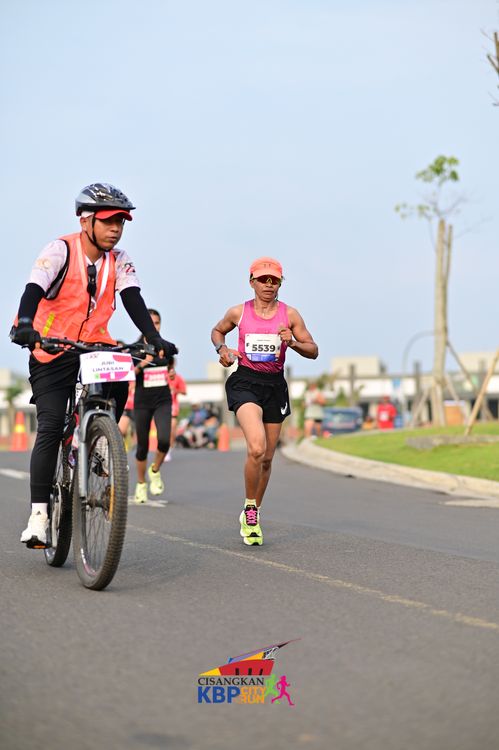 Race photo from CISANGKAN KBP CITY RUN 2025