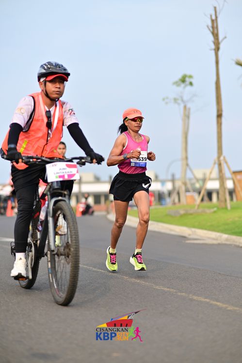 Race photo from CISANGKAN KBP CITY RUN 2025