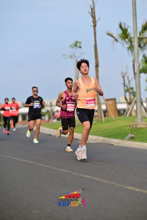 Race photo from CISANGKAN KBP CITY RUN 2025