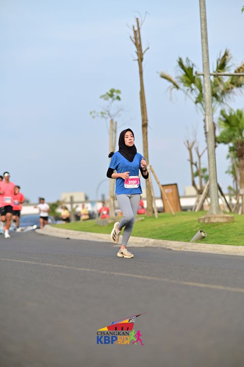 Race photo from CISANGKAN KBP CITY RUN 2025