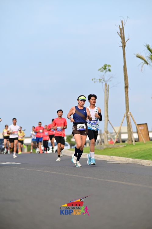 Race photo from CISANGKAN KBP CITY RUN 2025