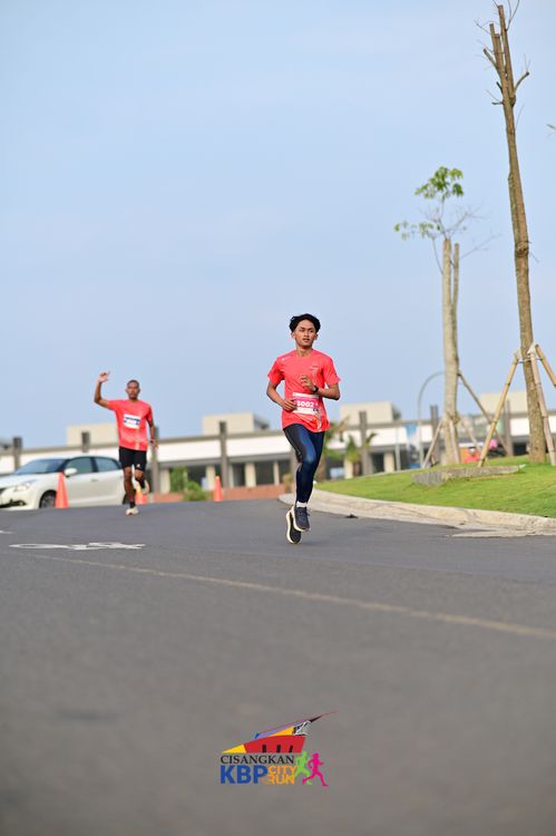 Race photo from CISANGKAN KBP CITY RUN 2025
