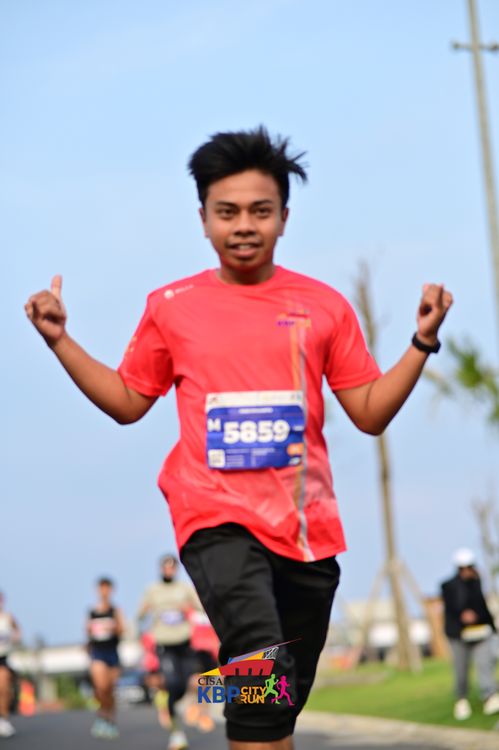 Race photo from CISANGKAN KBP CITY RUN 2025
