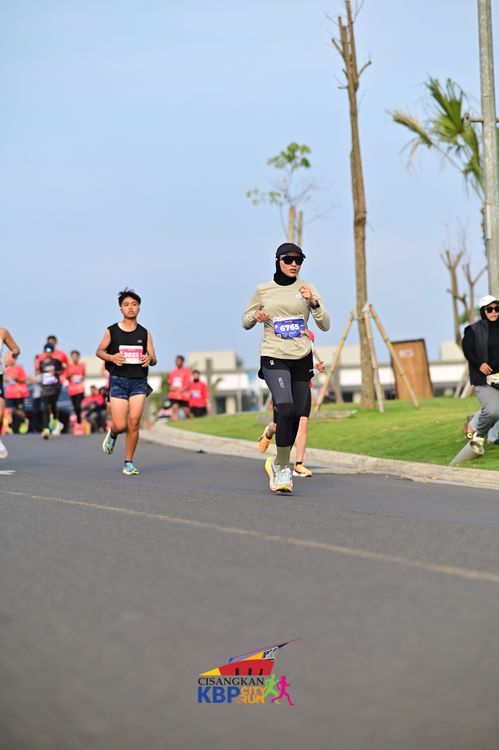 Race photo from CISANGKAN KBP CITY RUN 2025