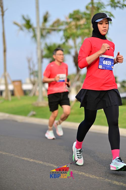 Race photo from CISANGKAN KBP CITY RUN 2025