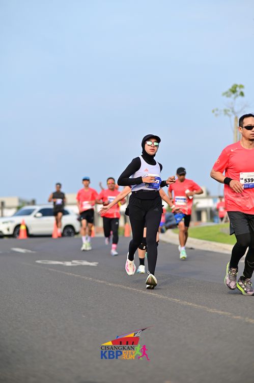 Race photo from CISANGKAN KBP CITY RUN 2025