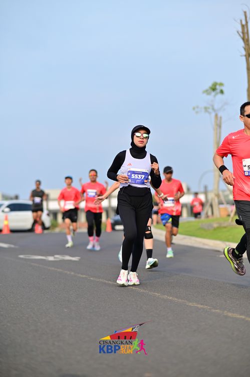 Race photo from CISANGKAN KBP CITY RUN 2025