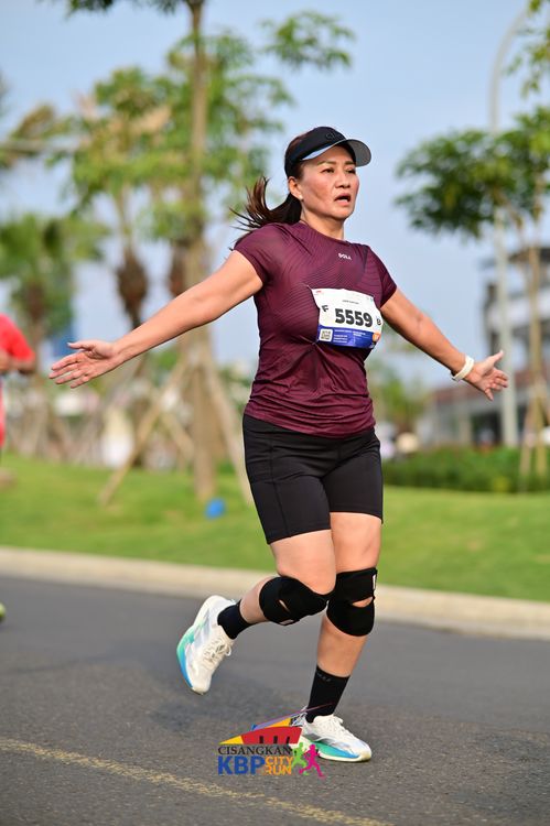 Race photo from CISANGKAN KBP CITY RUN 2025
