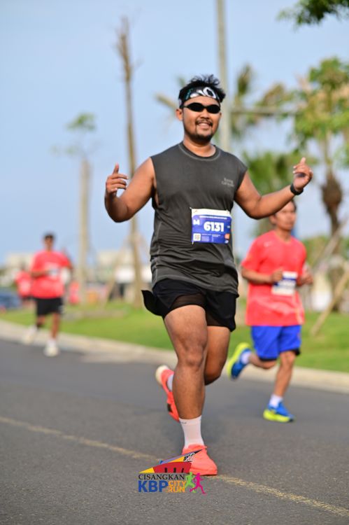 Race photo from CISANGKAN KBP CITY RUN 2025