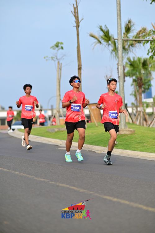 Race photo from CISANGKAN KBP CITY RUN 2025