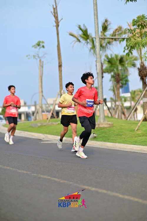 Race photo from CISANGKAN KBP CITY RUN 2025