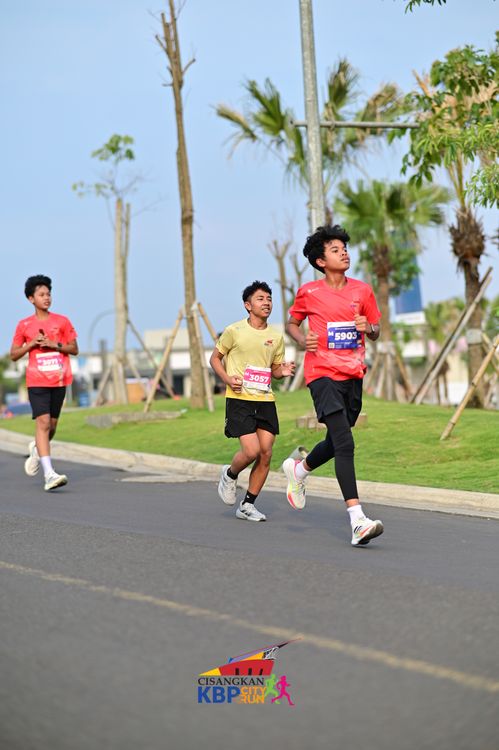 Race photo from CISANGKAN KBP CITY RUN 2025