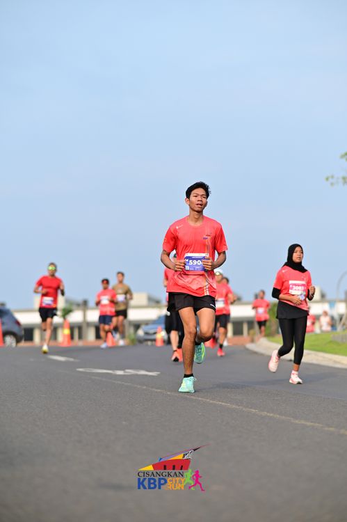 Race photo from CISANGKAN KBP CITY RUN 2025