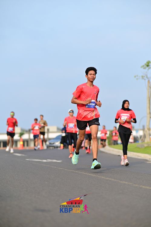 Race photo from CISANGKAN KBP CITY RUN 2025