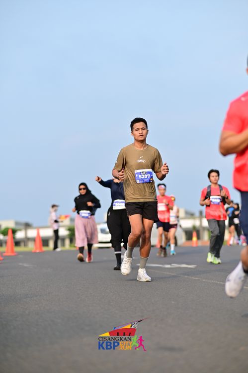 Race photo from CISANGKAN KBP CITY RUN 2025