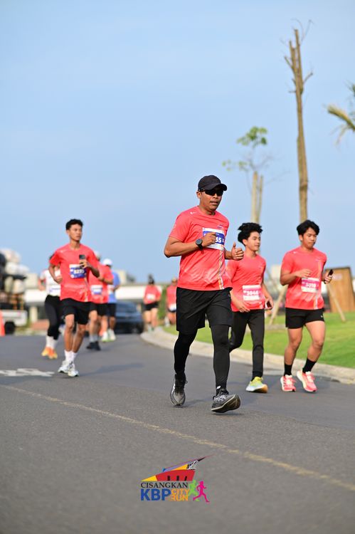 Race photo from CISANGKAN KBP CITY RUN 2025