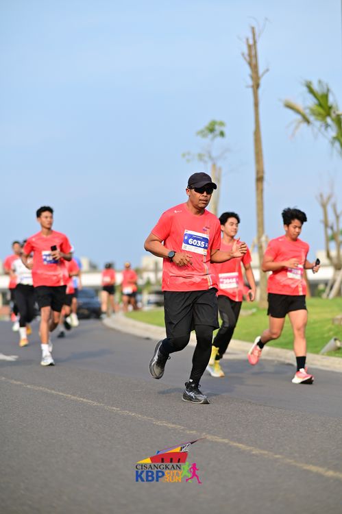 Race photo from CISANGKAN KBP CITY RUN 2025