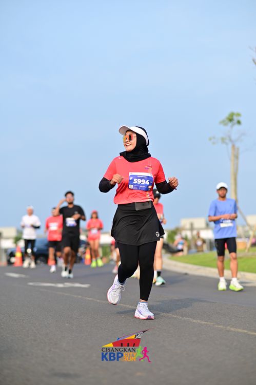 Race photo from CISANGKAN KBP CITY RUN 2025
