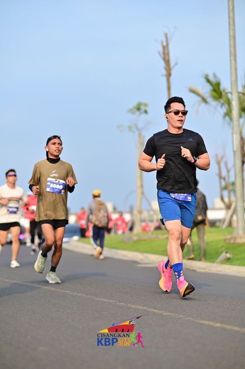Race photo from CISANGKAN KBP CITY RUN 2025