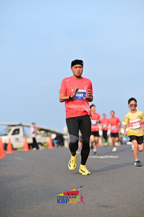 Race photo from CISANGKAN KBP CITY RUN 2025