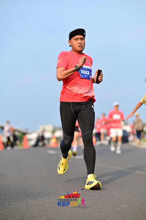 Race photo from CISANGKAN KBP CITY RUN 2025
