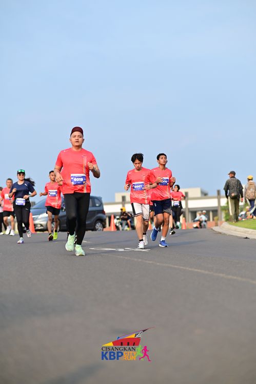 Race photo from CISANGKAN KBP CITY RUN 2025