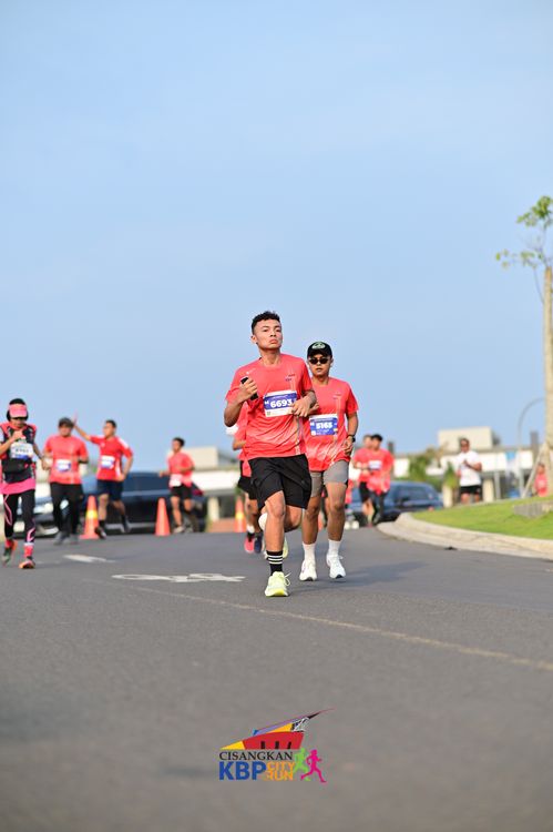Race photo from CISANGKAN KBP CITY RUN 2025