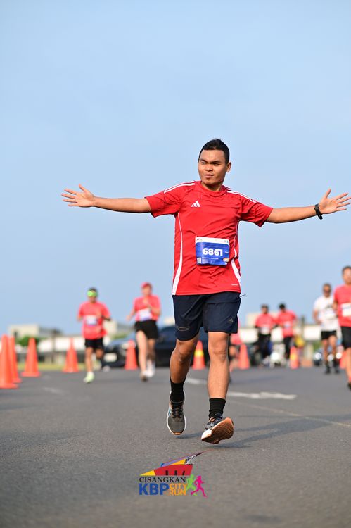 Race photo from CISANGKAN KBP CITY RUN 2025