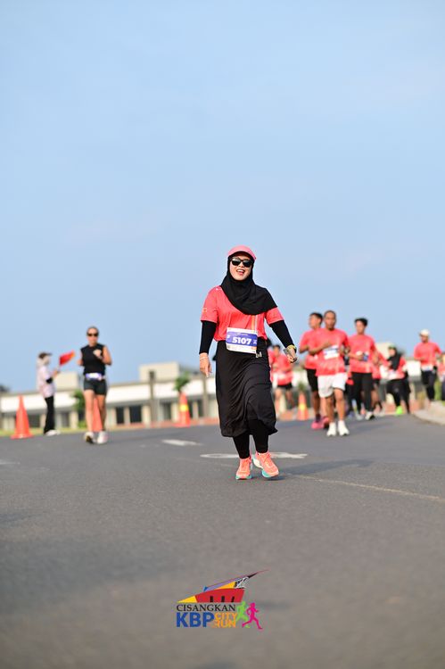 Race photo from CISANGKAN KBP CITY RUN 2025