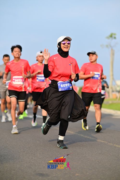 Race photo from CISANGKAN KBP CITY RUN 2025