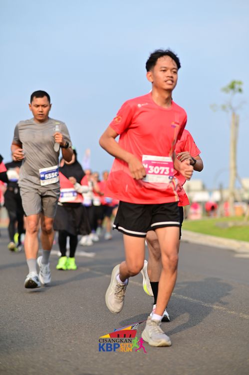 Race photo from CISANGKAN KBP CITY RUN 2025