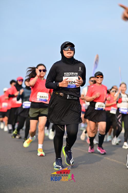 Race photo from CISANGKAN KBP CITY RUN 2025