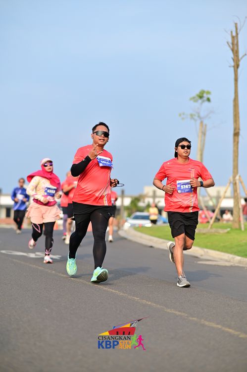 Race photo from CISANGKAN KBP CITY RUN 2025