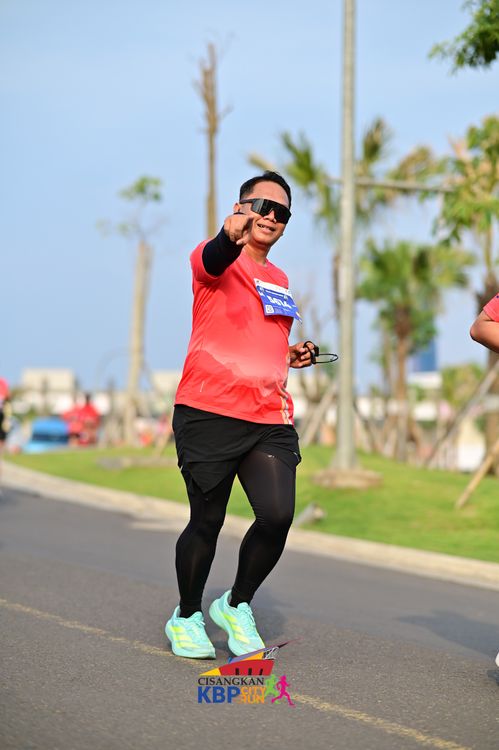 Race photo from CISANGKAN KBP CITY RUN 2025