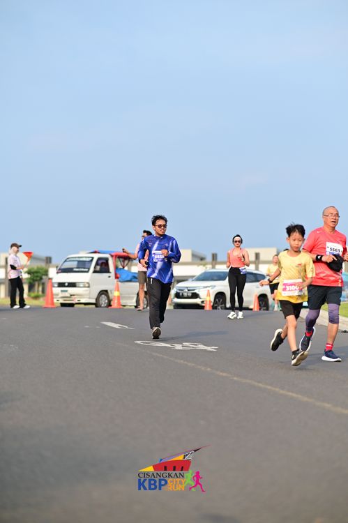 Race photo from CISANGKAN KBP CITY RUN 2025