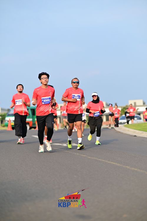 Race photo from CISANGKAN KBP CITY RUN 2025