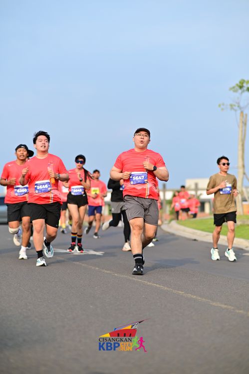 Race photo from CISANGKAN KBP CITY RUN 2025